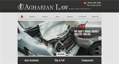 Desktop Screenshot of aghaeianlaw.com